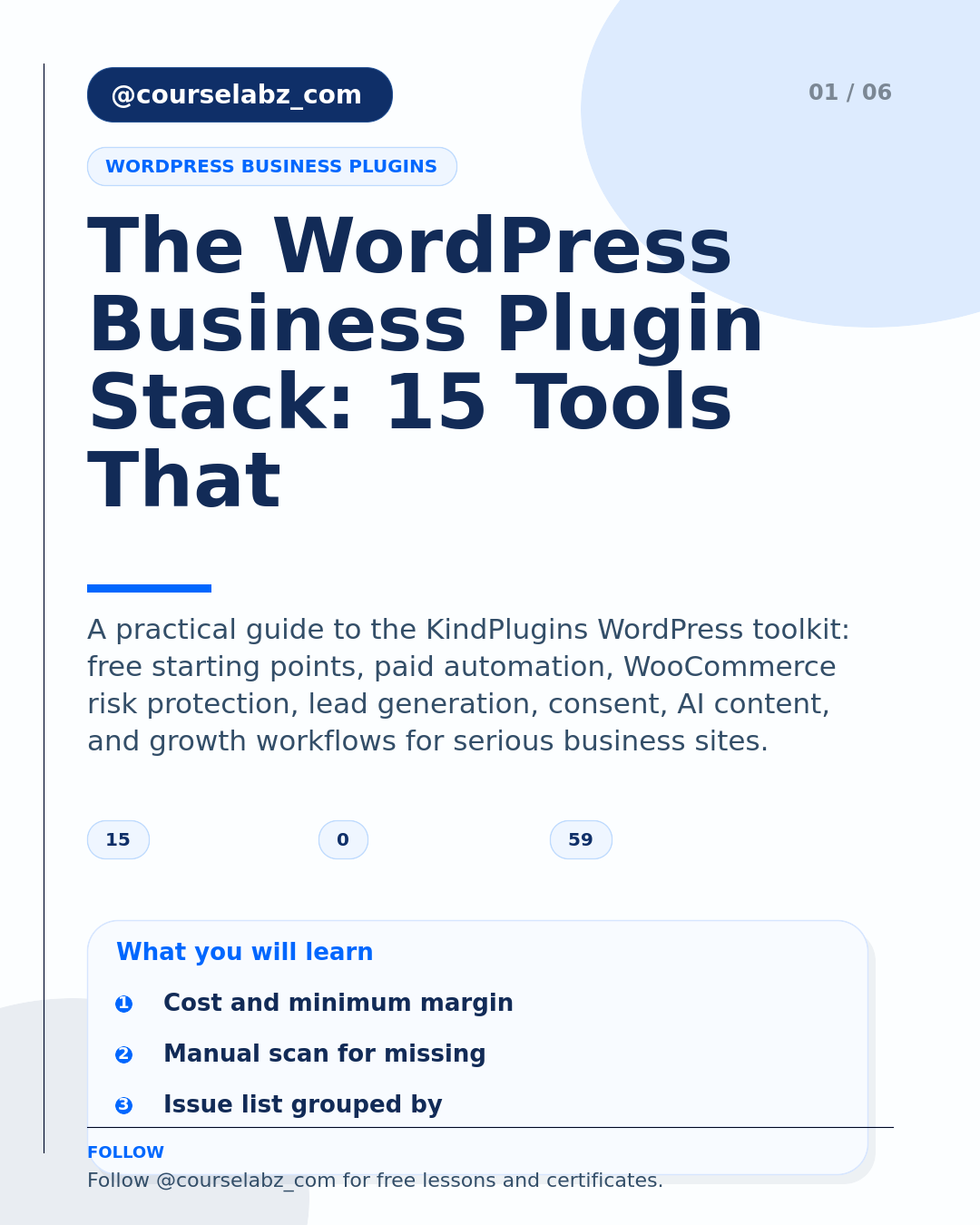 Les meilleurs plugins WordPress pour les entreprises : KindPlugins pour revenus, leads et contenu social slide 1