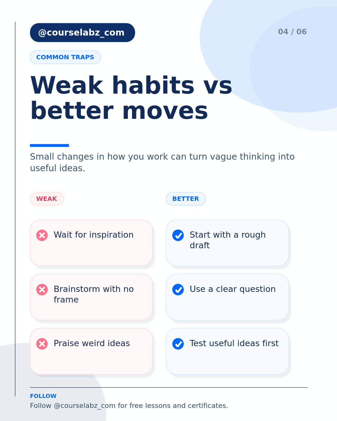 Creativity Techniques for Non-Creatives, Explained social slide 4