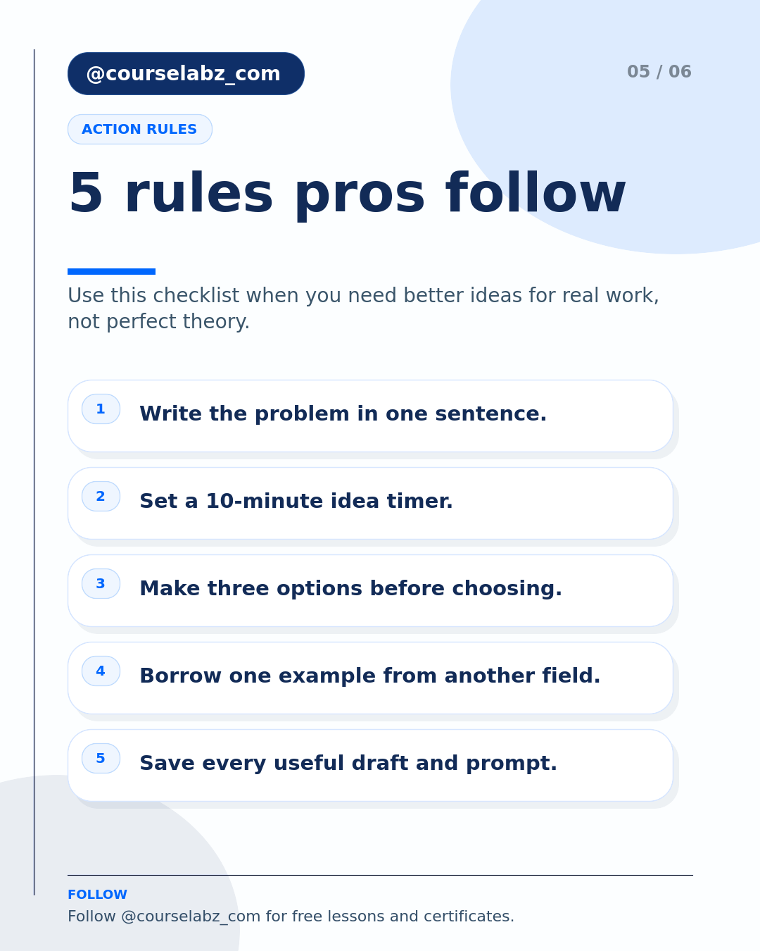 Creativity Techniques for Non-Creatives, Explained social slide 5