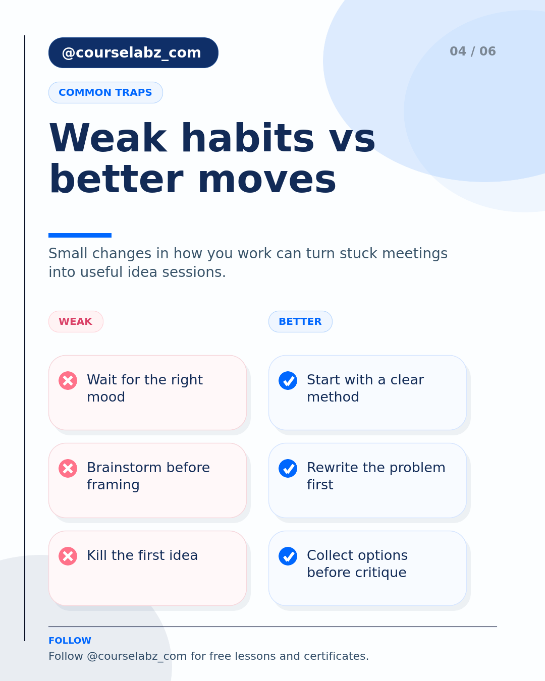 Creativity techniques for people who don’t call themselves creative social slide 4