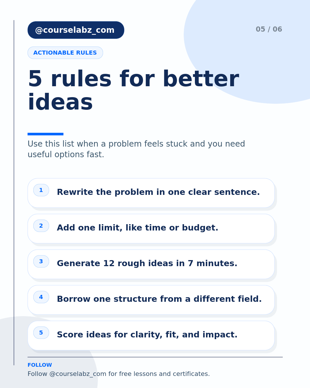 Creativity techniques for people who don’t call themselves creative social slide 5