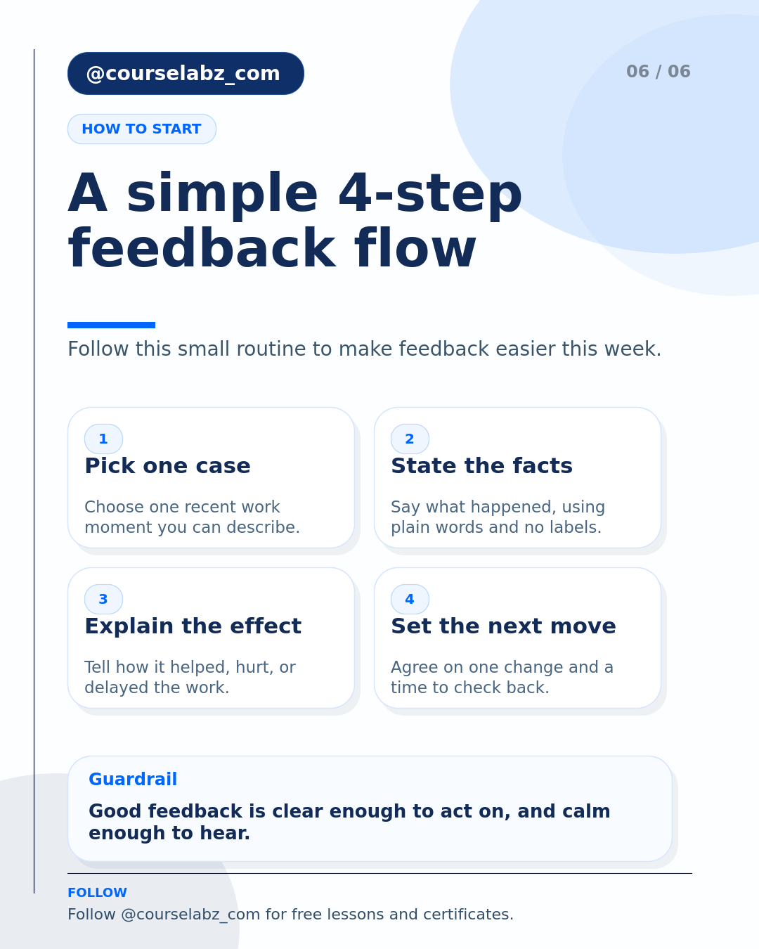 How to give and receive feedback at work social slide 6