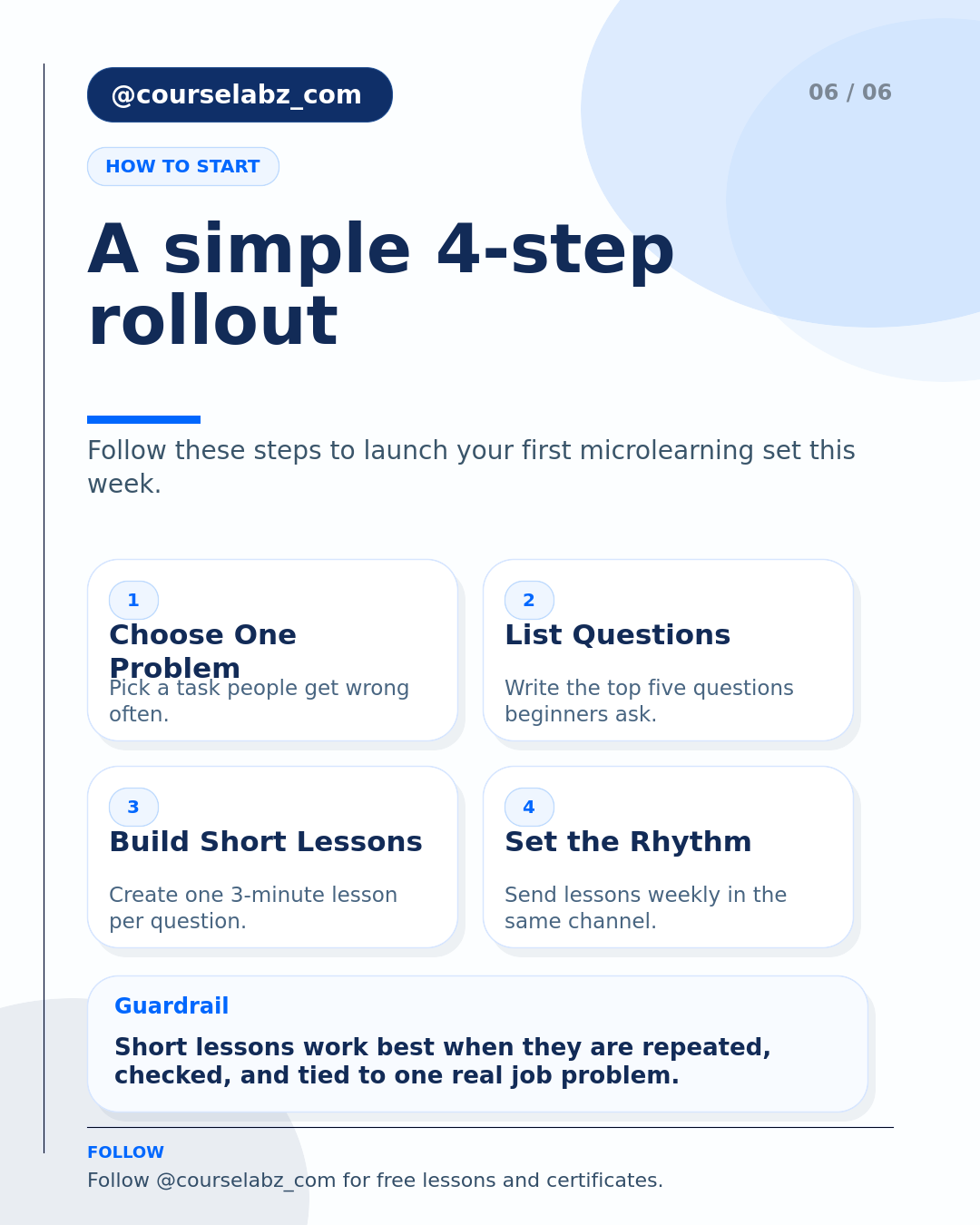 Microlearning at work: small lessons, real results social slide 6