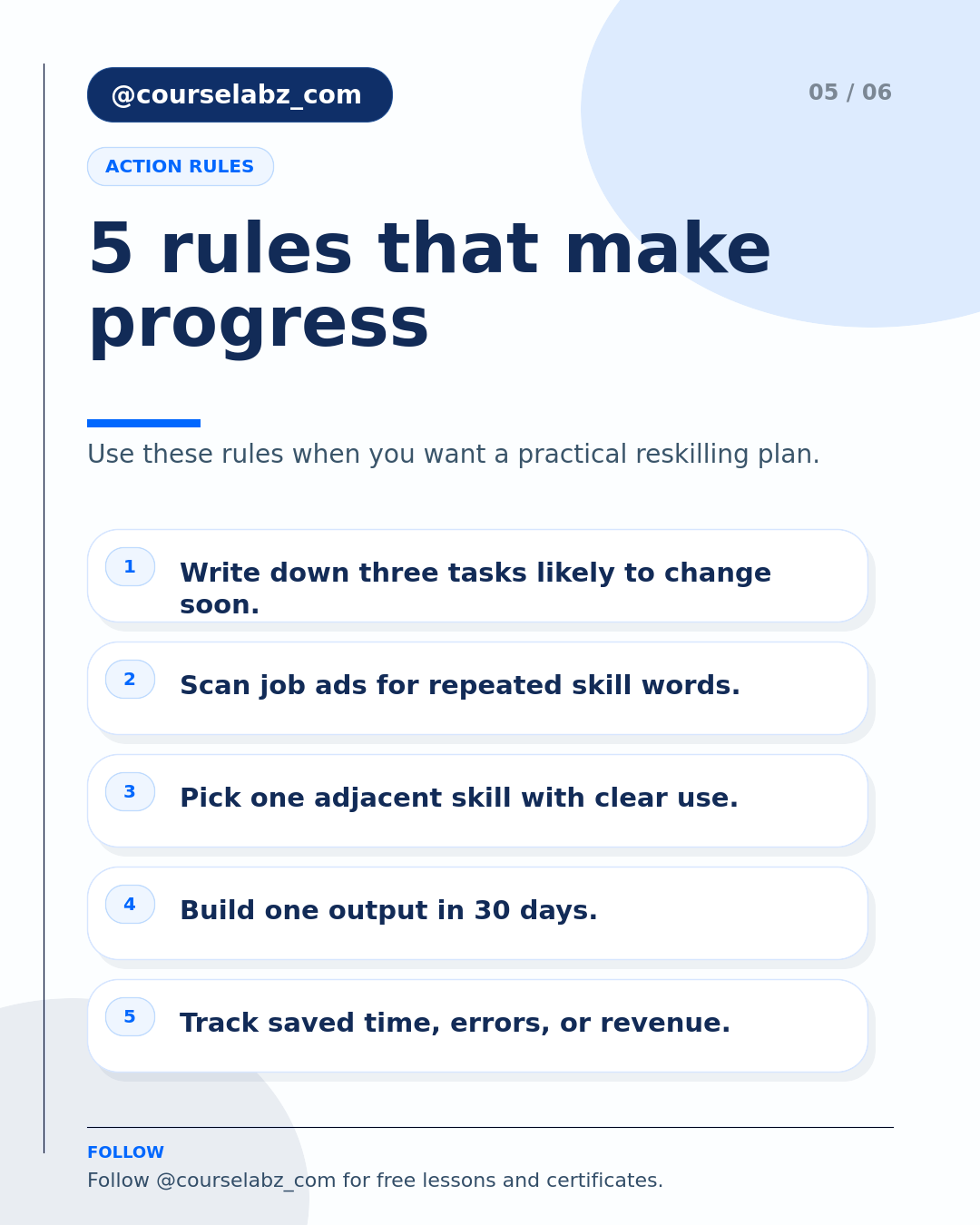 Reskilling for Non-Tech Professionals Without Starting Over social slide 5