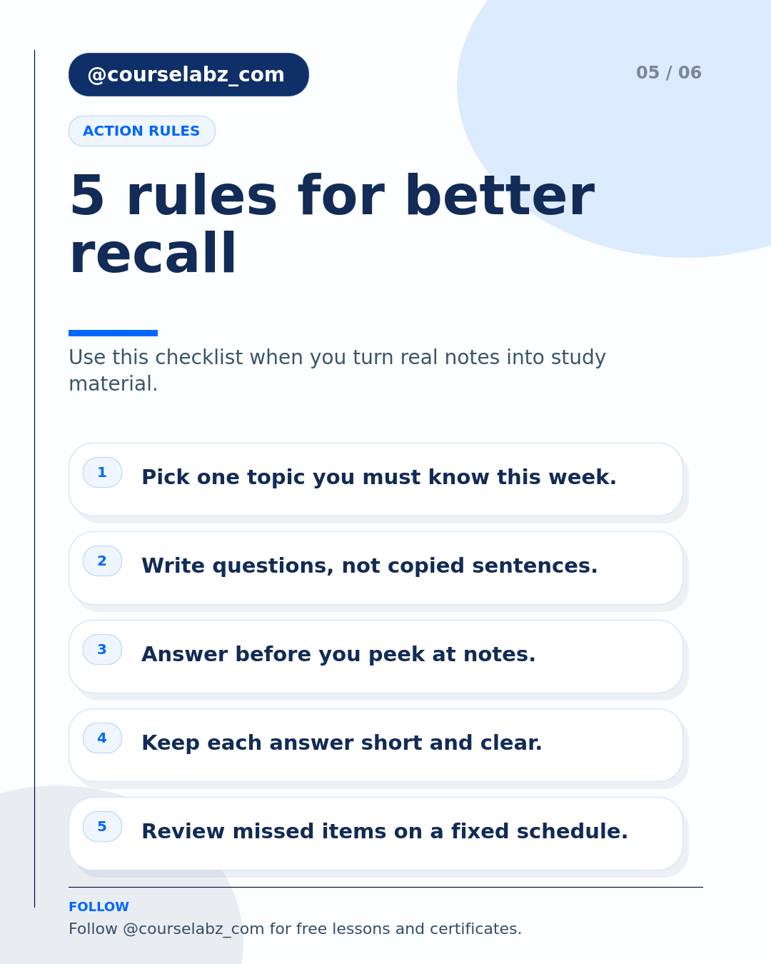 Spaced Repetition and Active Recall, Explained social slide 5