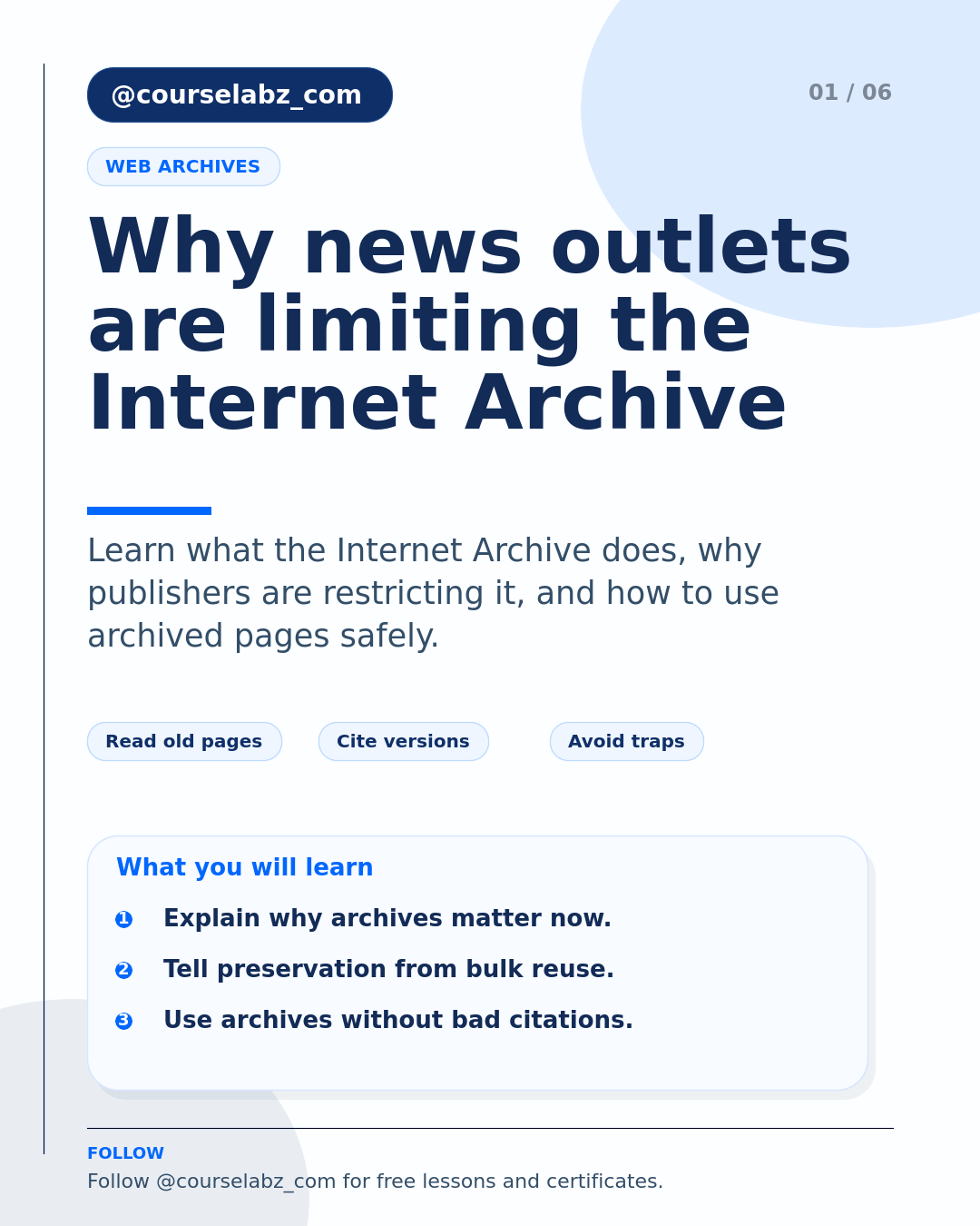 Dlaczego media odcinają dostęp do Internet Archive social slide 1