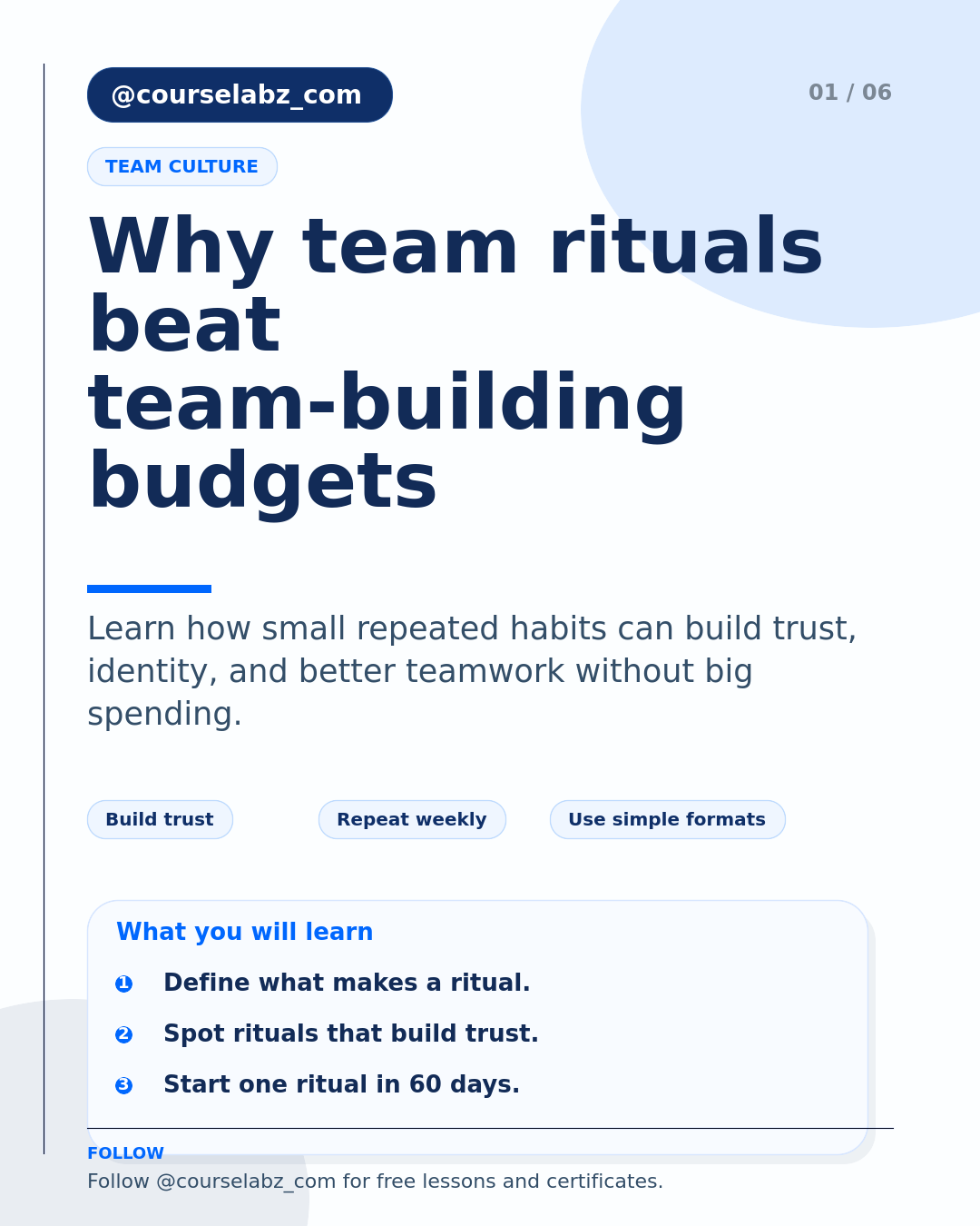Why team rituals beat team-building budgets social slide 1