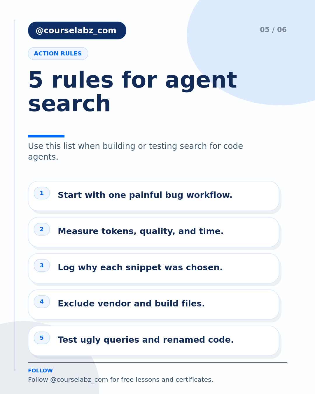 Why token-efficient code search matters for AI agents social slide 5
