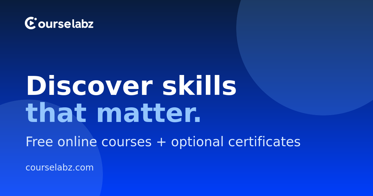 CourseLabz - Discover Skills That Matter